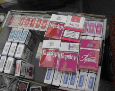В Дяково можно купить несколько ящиков сигарет