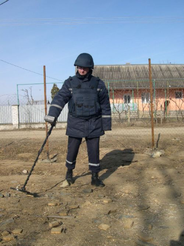 В Ужгороде нашли артиллерийский снаряд во время новостройки