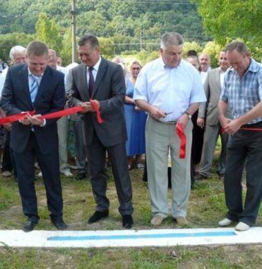 В Невицком торжественно открыли новую дамбу за 7 млн. ​​грн.
