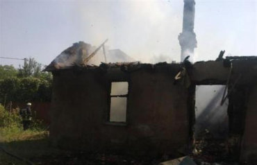 В Мукачевском районе жилой дом сгорел из-за нехватки воды