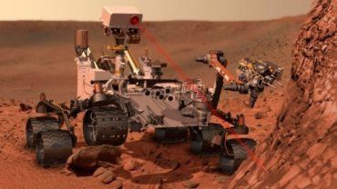 Один из космических аппаратов нарисовал на Марсе пенис