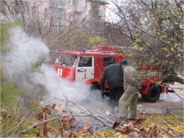 К закарпатским спасателям поступило сообщение о пожаре в городе Мукачево