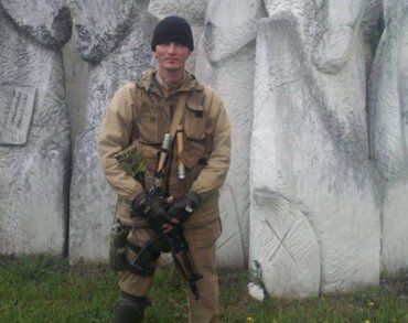 Денис Волошин во время службы в зоне АТО. Он заместитель командира батальона