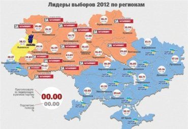 В Закарпатской области Пария регионов лидирует - 30.49 % голосов