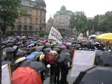 Во Львове прошел антигей-парад. Львов против гомосексуализма