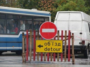 Временные ограничения движения на дороге «Киев-Чоп» на территории Львовщины