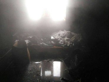 На Закарпатье во время пожара сгорел человек