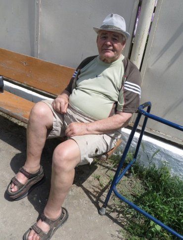 Мочолянський довгожитель 88-річний Іван Гасинець.