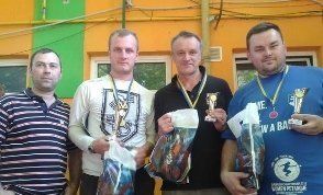 Ужгородець Петро Гойс - бронзовий призер (третій зліва).