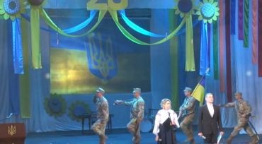 На концерті в Ужгороді з нагоди Дня Незалежності України.