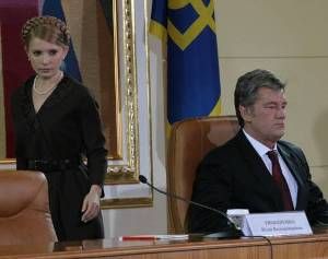 Тимошенко не пришла на заседание СНБО к Ющенко