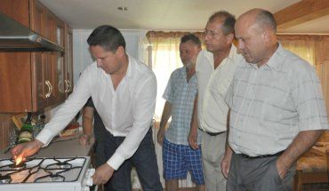 Степан Деркач взяв участь в урочистому запаленні блакитного вогника