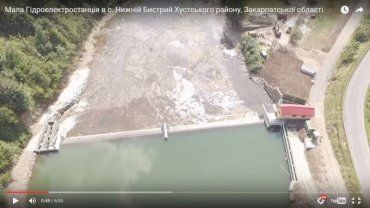 Мини-ГЭС смешанного греблево-деривационного типа в Хустском районе