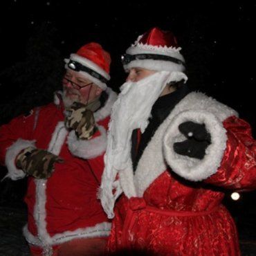 Деды Морозы пофестивалили в Карпатах на полную катушку