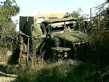 Военный "Урал" закарпатцев подорвался на фугасе около Дебальцево, трое погибших