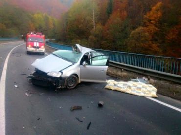 В результате ДТП на трассе Киев-Чоп погиб водитель Volkswagen Jetta