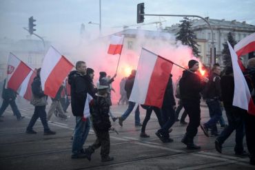 В Марше независимости в Варшаве принимали участие десятки тысяч человек