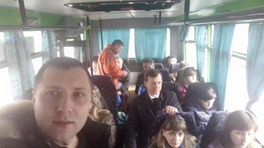 Секретаря Ужгородского горсовета Б. Андреева засекли в маршрутке
