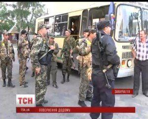 40 закарпатских бойцов несли службу на блокпостах в зоне АТО