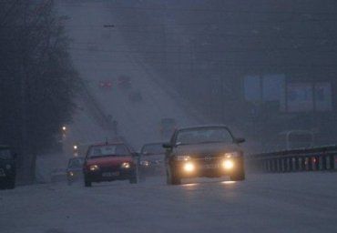 По трассе Киев-Чоп невозможно ездить на автомобиле без цепей противоскольжения