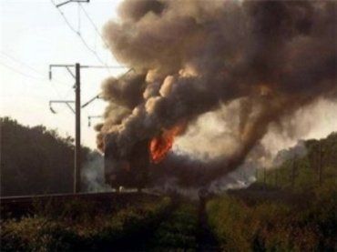 В электропоезде «Сянки-Ужгород» произошел пожар