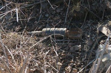 Ужгородец нашел артиллерийский снаряд на своем огороде