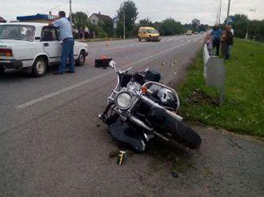 В ДТП на Ровенщине пострадал мотоциклист