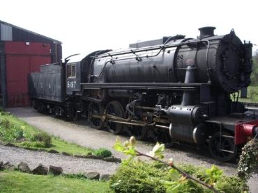 100 старых поездов хранятся в железнодорожном музее Венгрии
