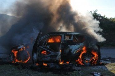 В Ужгороде сгорели автомобили Peugeot-207 и Chery Tiggo