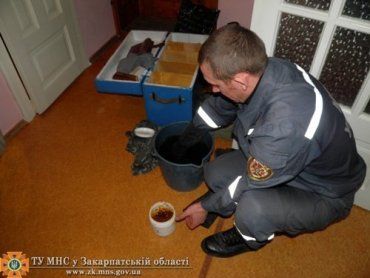 Спасатели Ужгорода обезвредили ртуть из разбитого термометра