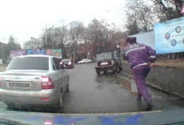 Гаишники преследовали в Ужгороде водителя-нарушителя