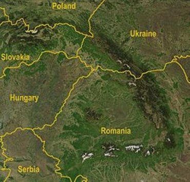 В Карпатах на территории Румынии произошло землетрясение