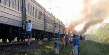 Загорелся локомотив сообщением Батево-Королево-Тересва