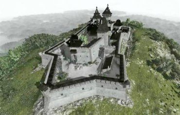 Хустський замок є однією з найбільш знакових пам'яток Карпат.