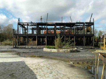 Пожежа знищила базу відпочинку на закарпатській Тячівщині