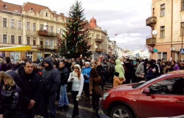Ужгородские активисты решили блокировать площадь Петефи