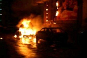 В Ужгороде сгорела иномарка Peugeot 407