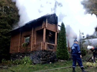 В селе Камяница из-за неосторожного обращения с огнем горела баня