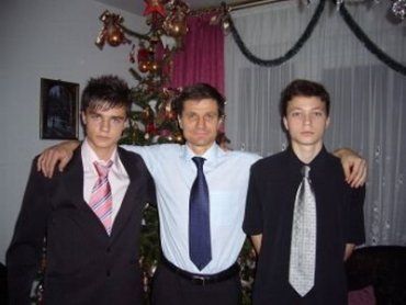 Василий Рац с сыновьями