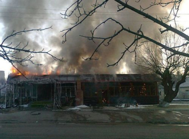В Межгорье на улице Ольбрахта произошел пожар в кафе