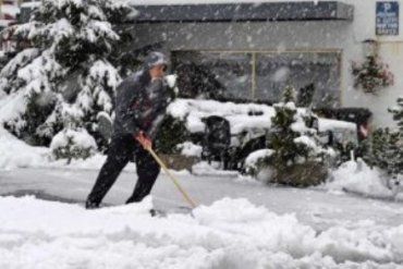 В Загребе впервые выпало сорок сантиметров снега