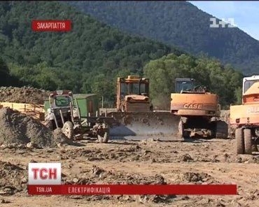 В Закарпатье селяне восстали против строительства новой ГЭС