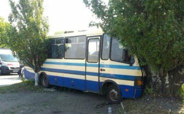 В селе Ракошино Мукачевского района столкнулись два автобуса