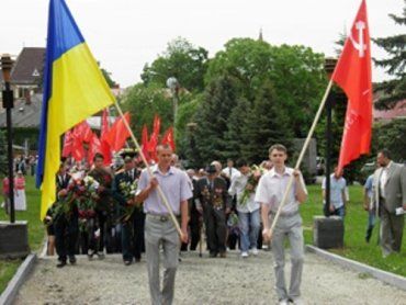 На торжествах в Ужгороде по случаю Великой Победы
