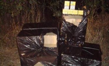 В Закарпатье пограничникам удалось изъять 22 ящика сигарет
