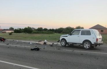 В Тячевском районе водитель легковушки сбил мотоциклиста