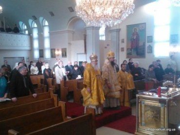 Архиепископ Марк празднует свой ​​25 летний юбилей в Хусте