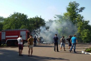 В Иршавском районе сгорел дотла автомобиль "Peugeot Partner"