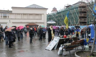 В четверг, 22 января, в Ужгороде отметили День Соборности Украины