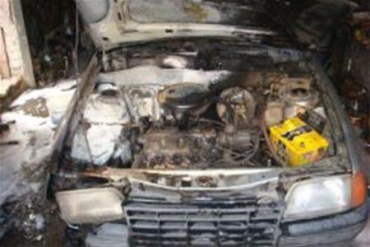В Иршавском районе неожиданно сгорел Opel Kadett